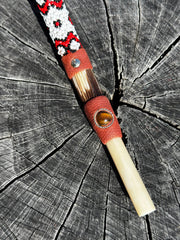 XL Shapibo Beaded Peruvian Tepi hapé applicator