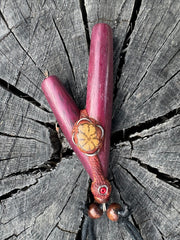 Shipibo Kuripe necklace w/ Aya & Serpentine