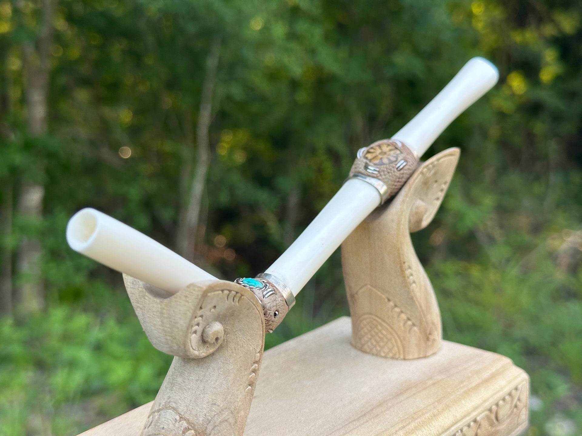 Peruvian Shipibo Bone Tepi (Single or Double)