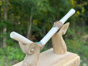 Peruvian Shipibo Bone Tepi (Single or Double)