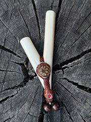Shipibo Kuripe necklace w/ Aya & Serpentine