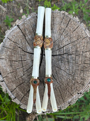 Peruvian Shipibo Bone Tepi (Single or Double)