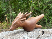 Deer kuripe (self applicator for hapé/rapé snuff)