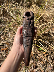 Tiki Face Smoking Pipe