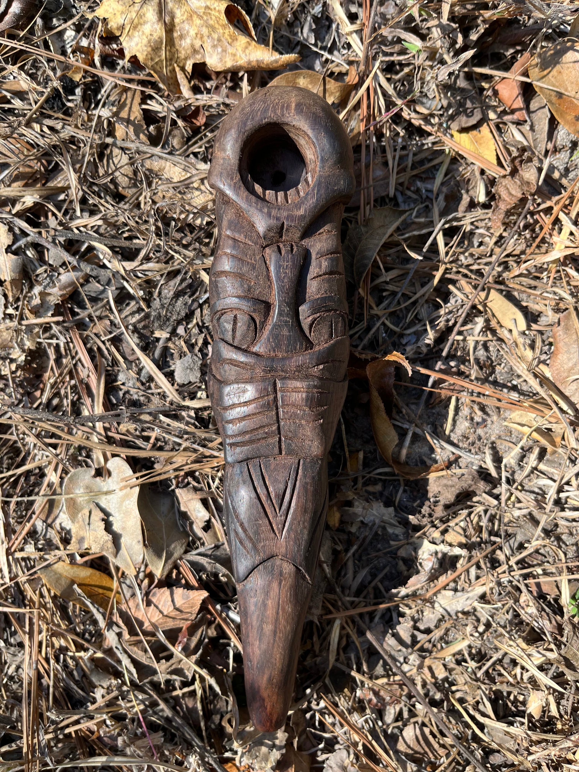 Tiki Face Smoking Pipe