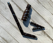 Silver Inlay Hapé Applicator Set