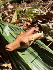 Deer head Kuripe (self applicator for hapé/rapé snuff)