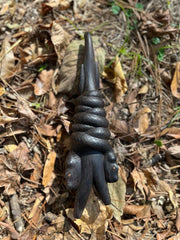 Caduceus Snake Kuripe (self applicator for hapé/rapé snuff)