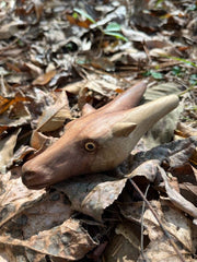 Deer head Kuripe (self applicator for hapé/rapé snuff)