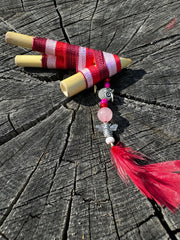 Colombian Double nostril bamboo kuripes (self applicator for hapé/rapé snuff)