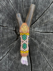 Shipibo Beaded Peruvian kuripe