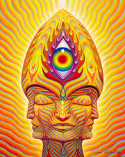 God Head (Alex Gray inspired) Smoking Pipe