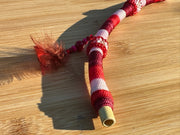 Colombian flexible 2in1 Tepi/Kuripe with bamboo (applicator for hapé/rapé snuff)
