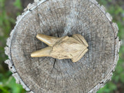 Bufo Toad Kuripe (self applicator for hapé/rapé snuff)