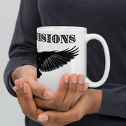 White glossy mug